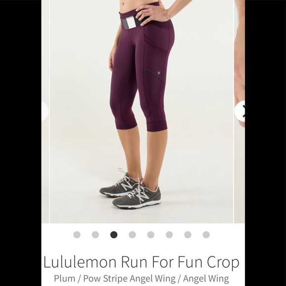 lululemon athletica Pants - Lululemon Run for Fun Cropped Leggings